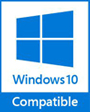 Compatible with Windows 10